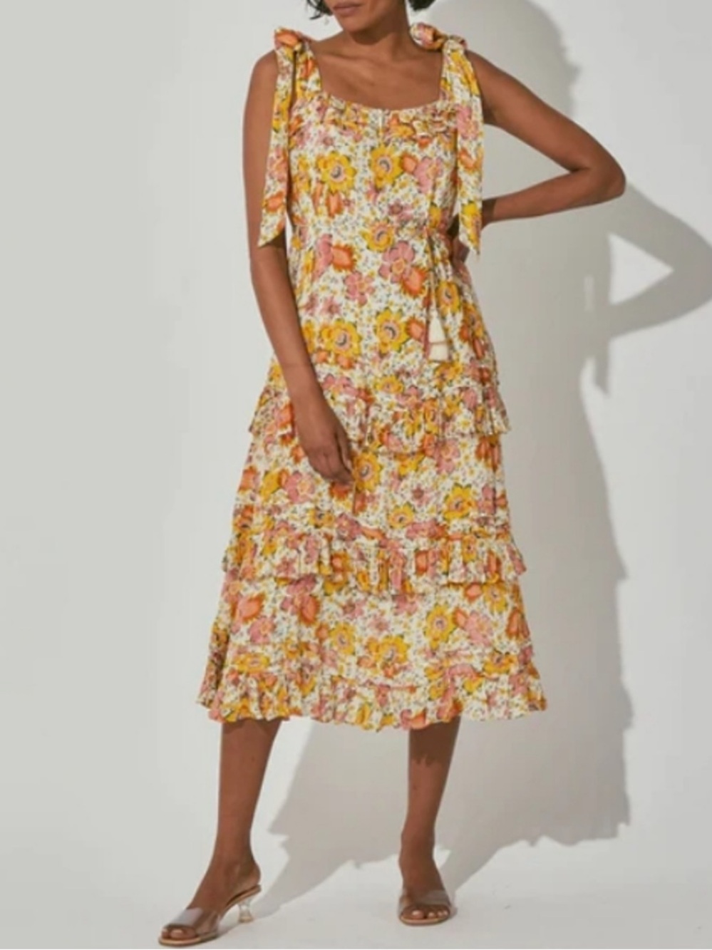 NWT Cleobella Zane Midi Dress Lucia Floral NEW WITH TAGS Size S